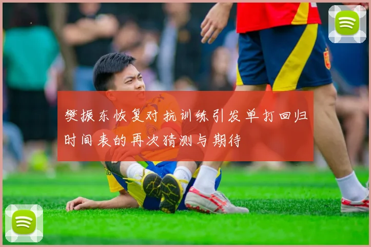 樊振东恢复对抗训练引发单打回归时间表的再次猜测与期待